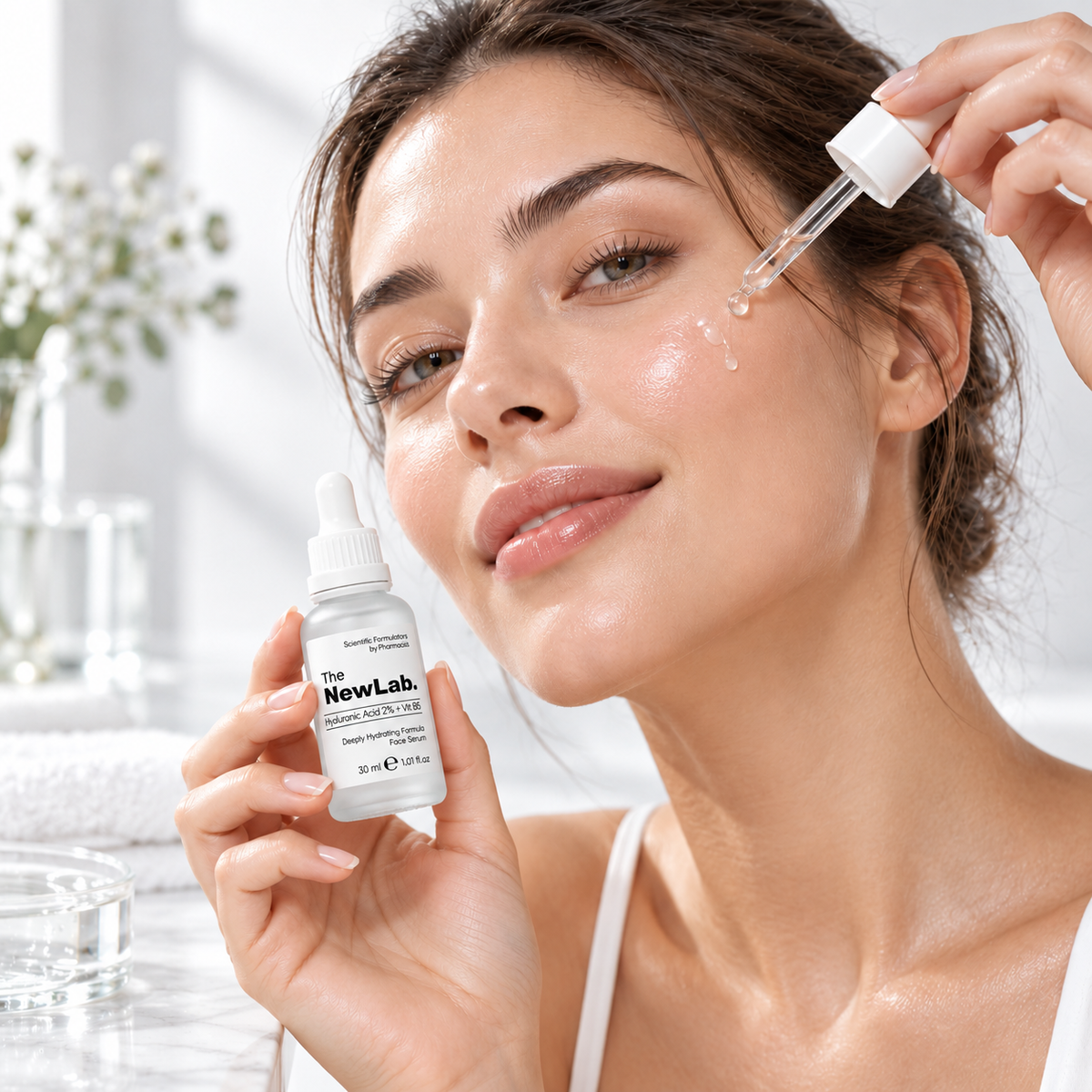 Yoğun Nemlendirici Hyalüronik Asit %2 + Vitamin B5 Yüz Serumu 30 ml