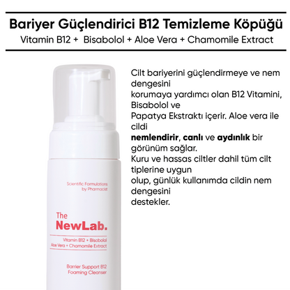 Bariyer Güçlendirici B12 Temizleme Köpüğü