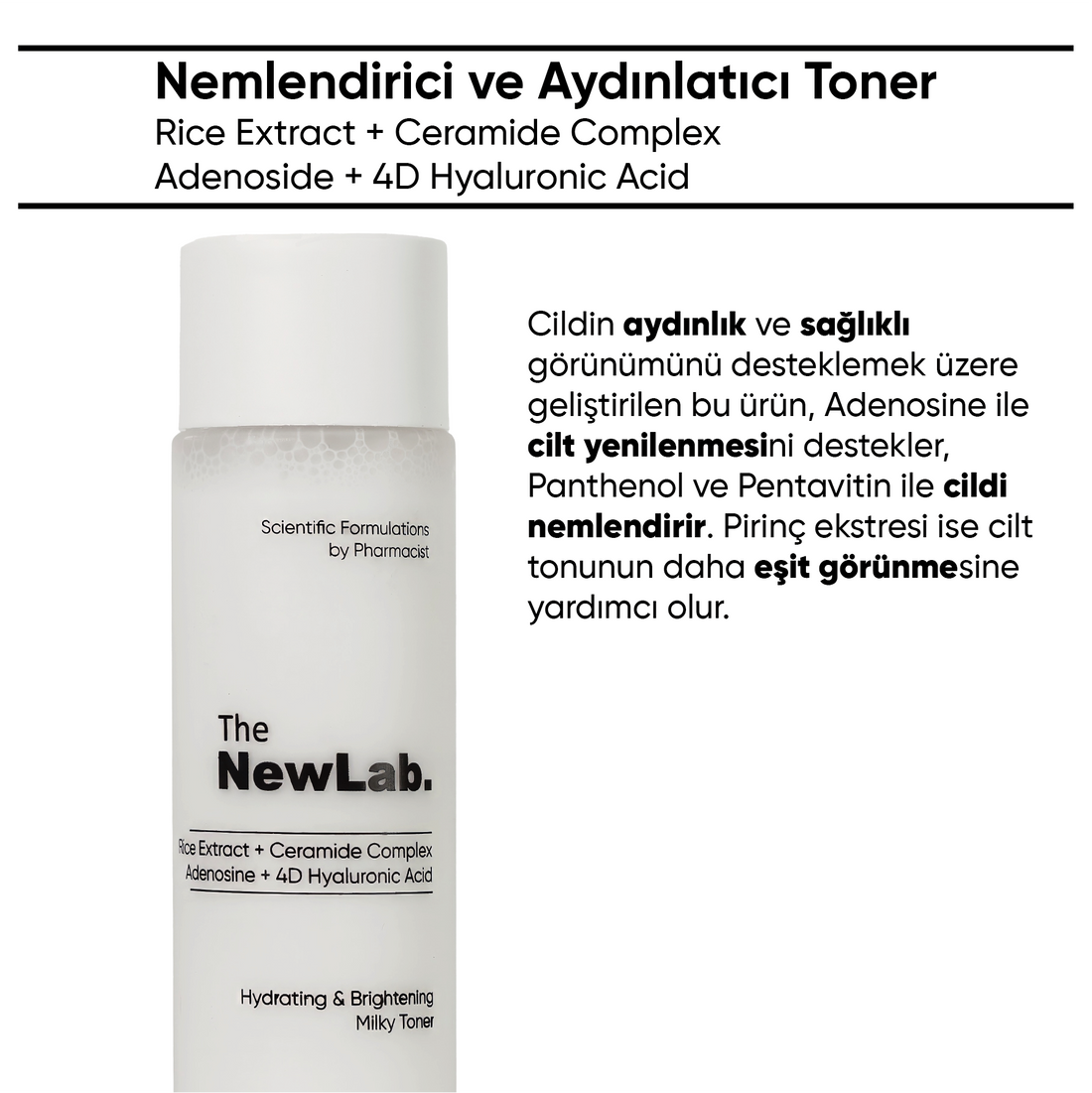 Nemlendirici ve Aydınlatıcı Toner