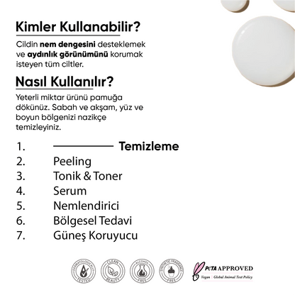 Nemlendirici ve Aydınlatıcı Toner