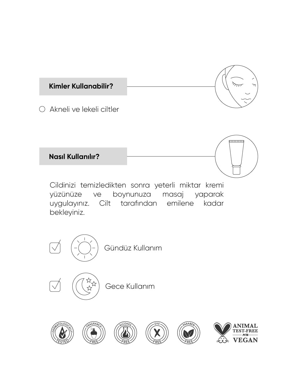 Akne ve Leke Karşıtı Cilt Tonu Eşitleyici SPF 30 BB Krem 50 ml