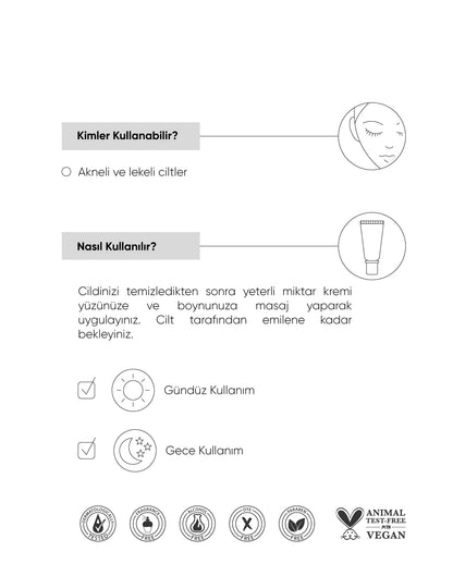 Akne ve Leke Karşıtı Cilt Tonu Eşitleyici SPF 30 BB Krem 50 ml