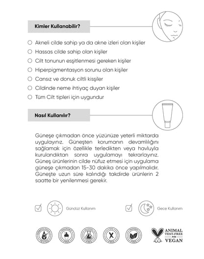 Aydınlatıcı Ve Cilt Tonu Eşitleyici Güneş Kremi 50+ Spf 50 ml