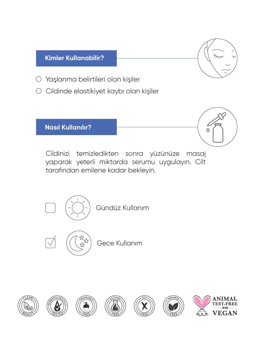 Gelişmiş Yaşlanma Karşıtı Cilt Bakım Serumu (Multi Peptide + Copper Peptide %1)