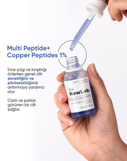 Gelişmiş Yaşlanma Karşıtı Cilt Bakım Serumu (Multi Peptide + Copper Peptide %1)