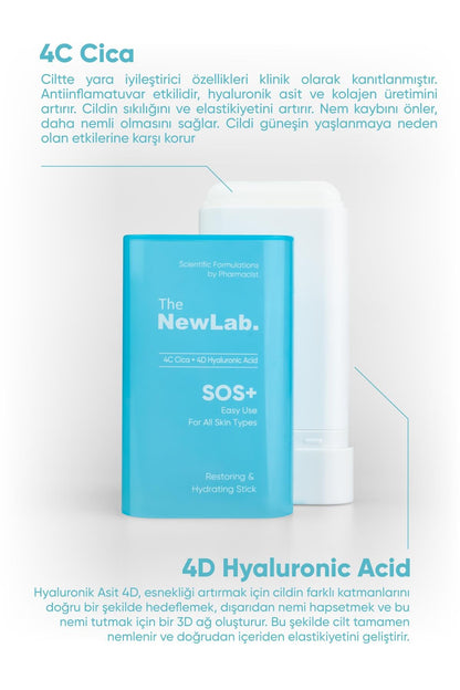 Onarıcı ve Nemlendirici Stick Krem (4C Cica 4D Hyaluronic Acid)